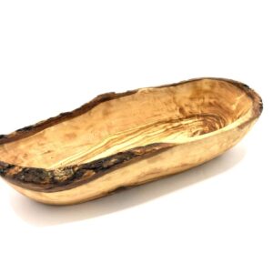 Brotschale aus Olivenholz