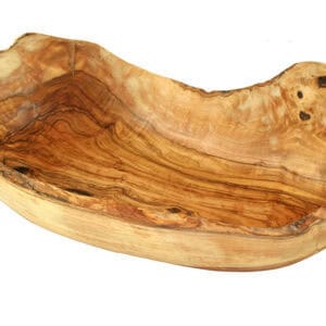 Obstschale aus Olivenholz