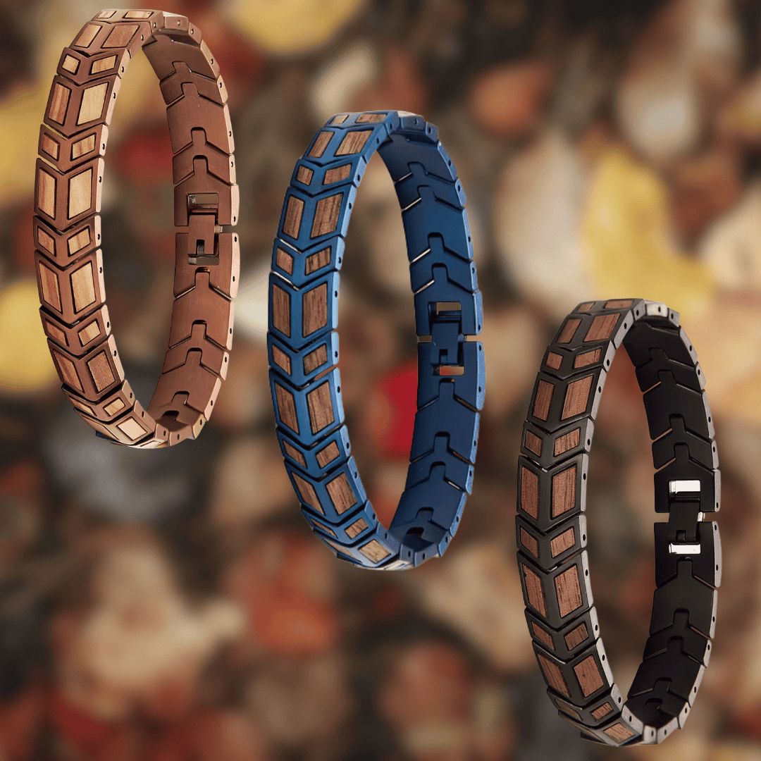 Armband Walnut&Steel 2