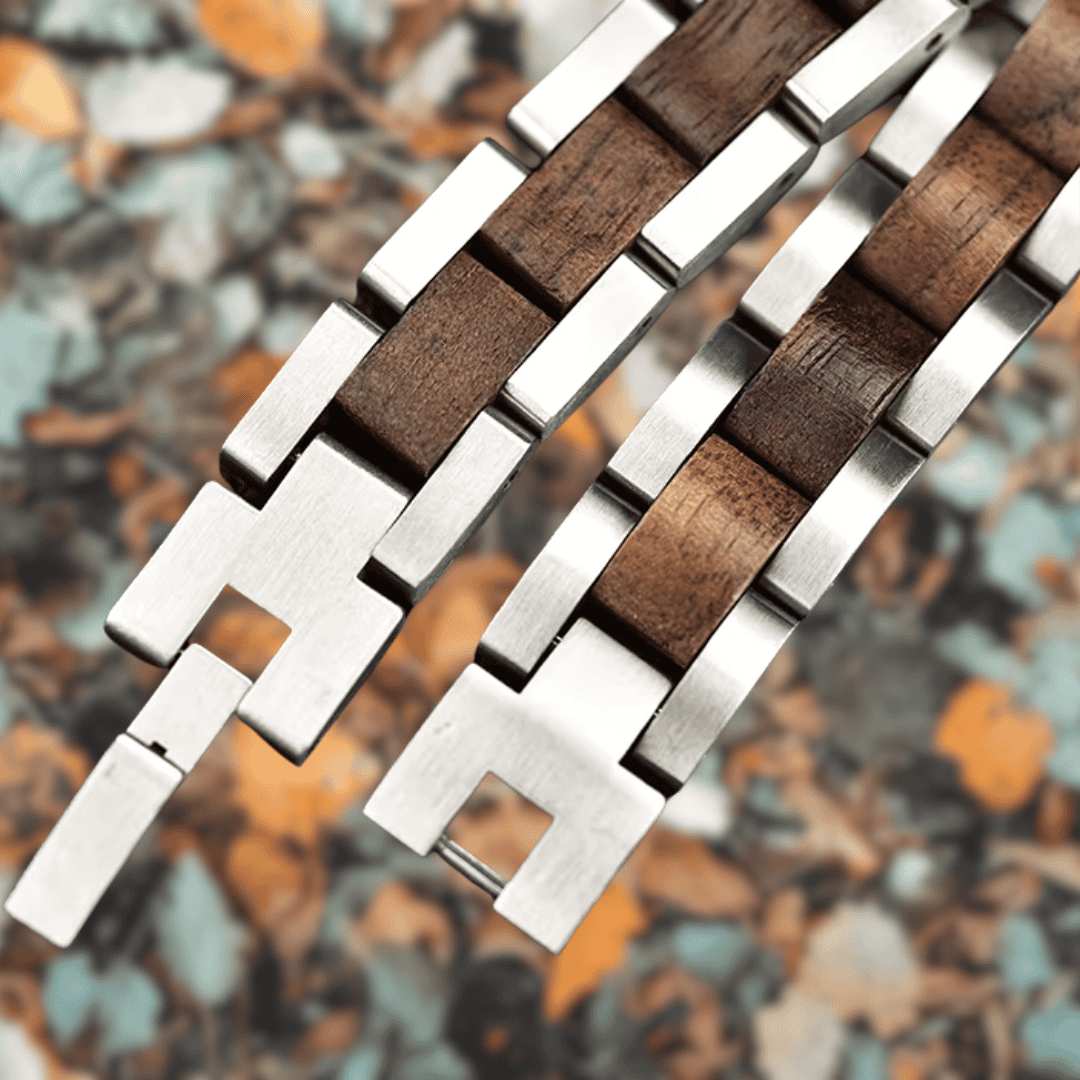 Armband Walnut & Steel 1 – Bild 3