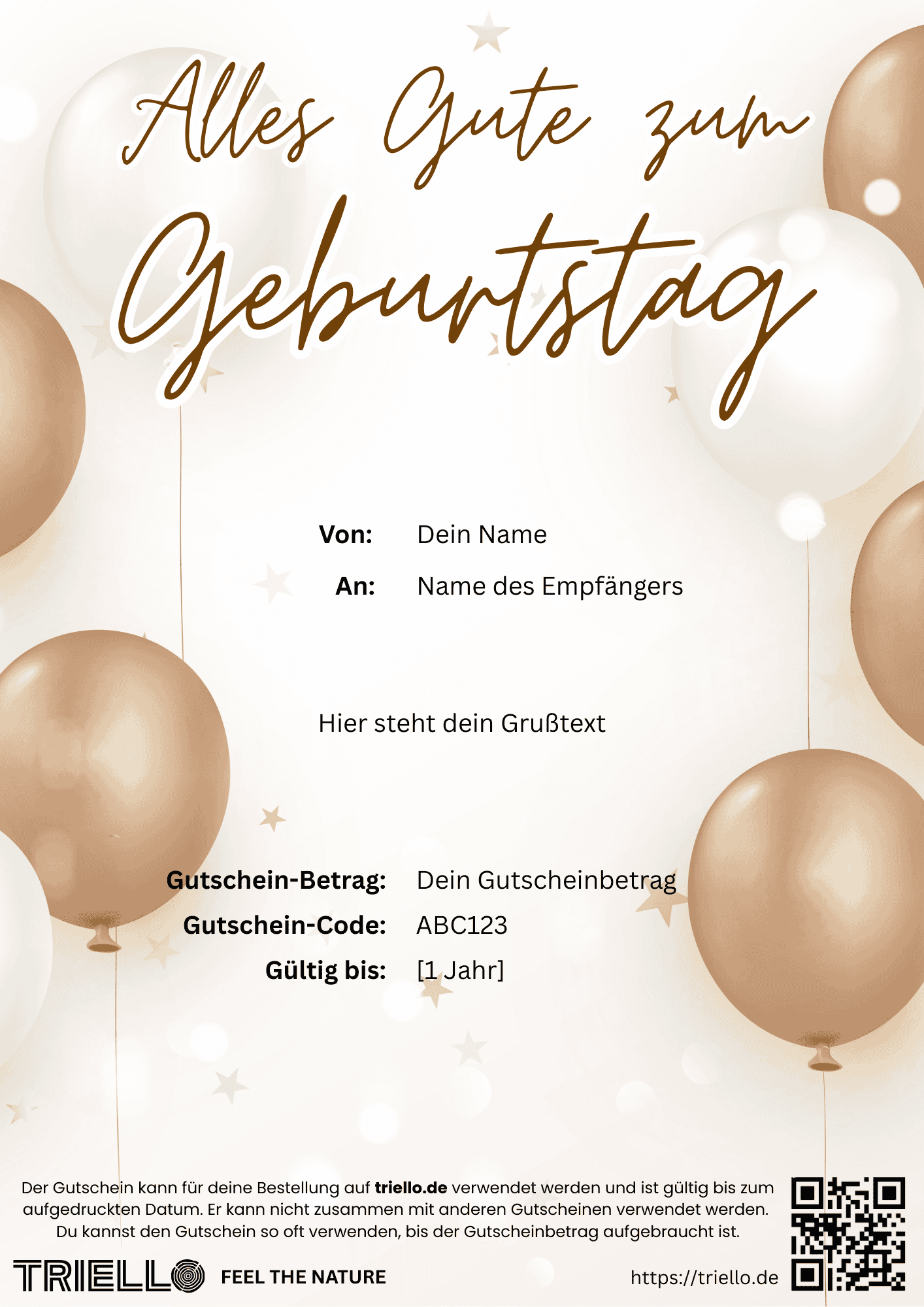 Geburtstags-Gutschein