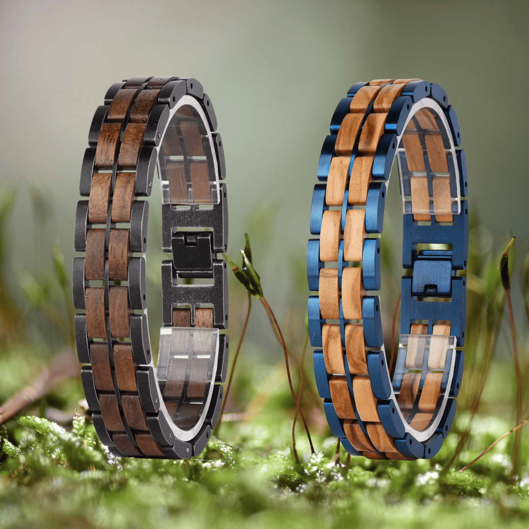 Holzarmband Wood&Steel 1