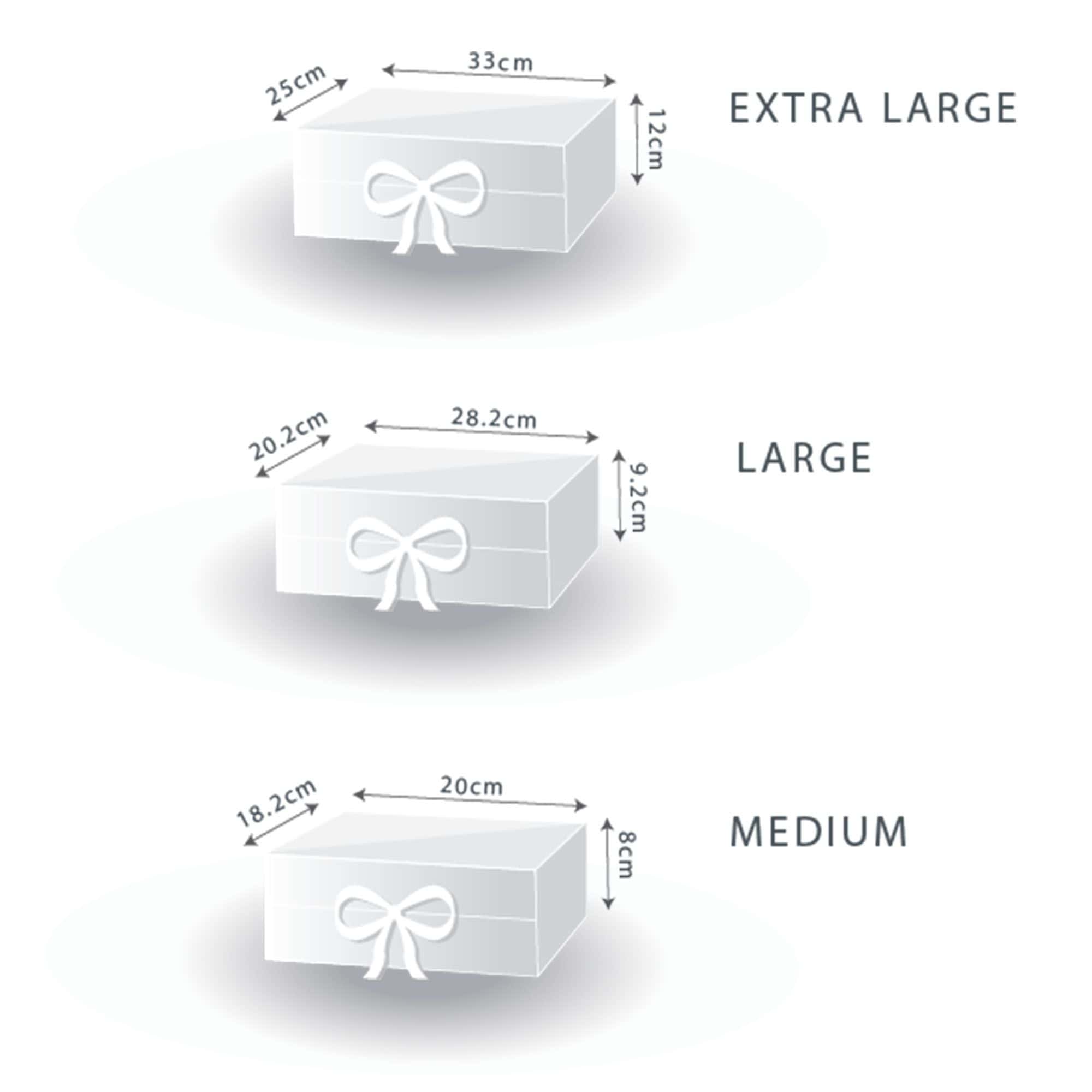 Geschenkbox - Groß (28,2x20,2x9,2cm) - Hellblau – Bild 5