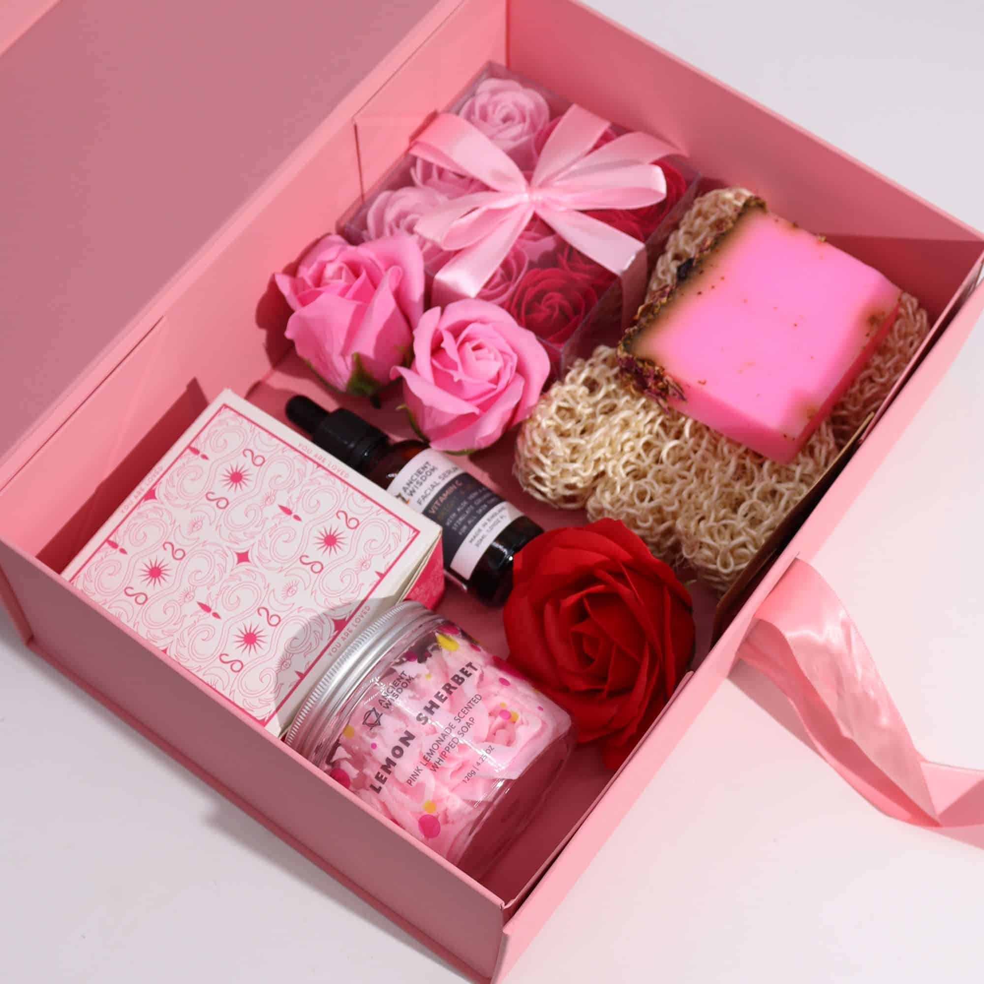 Geschenkbox - Groß (28,2x20,2x9,2cm) - Pink – Bild 6