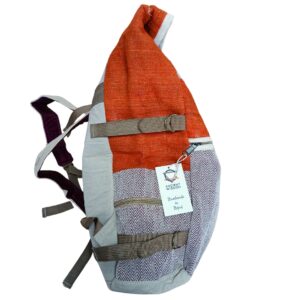 Hanf Trekking-Rollrucksack - Sunset Orange
