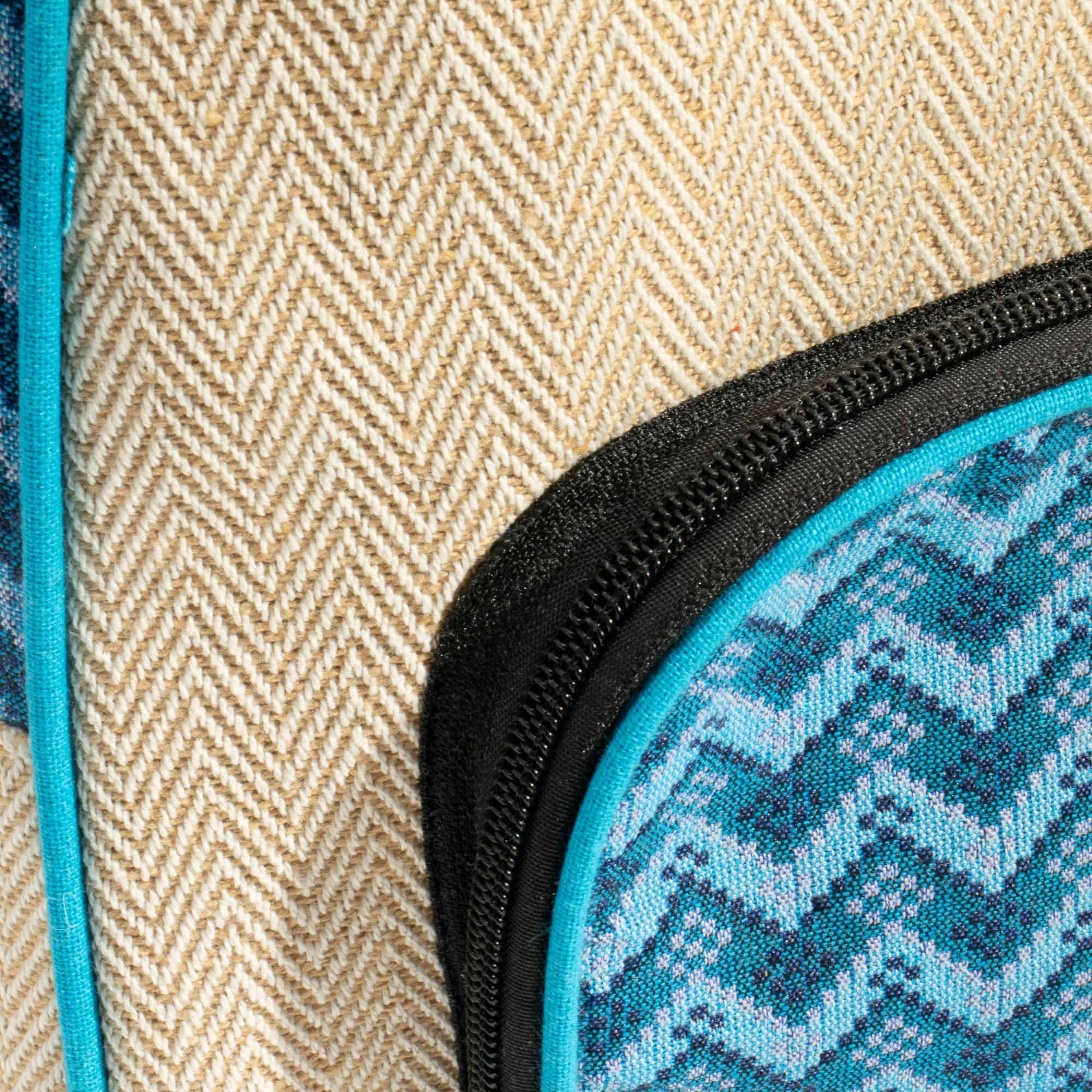 Kathmandu-Rucksack (mittelgroß) – Dhaka Design (30x21x9cm) – Bild 12