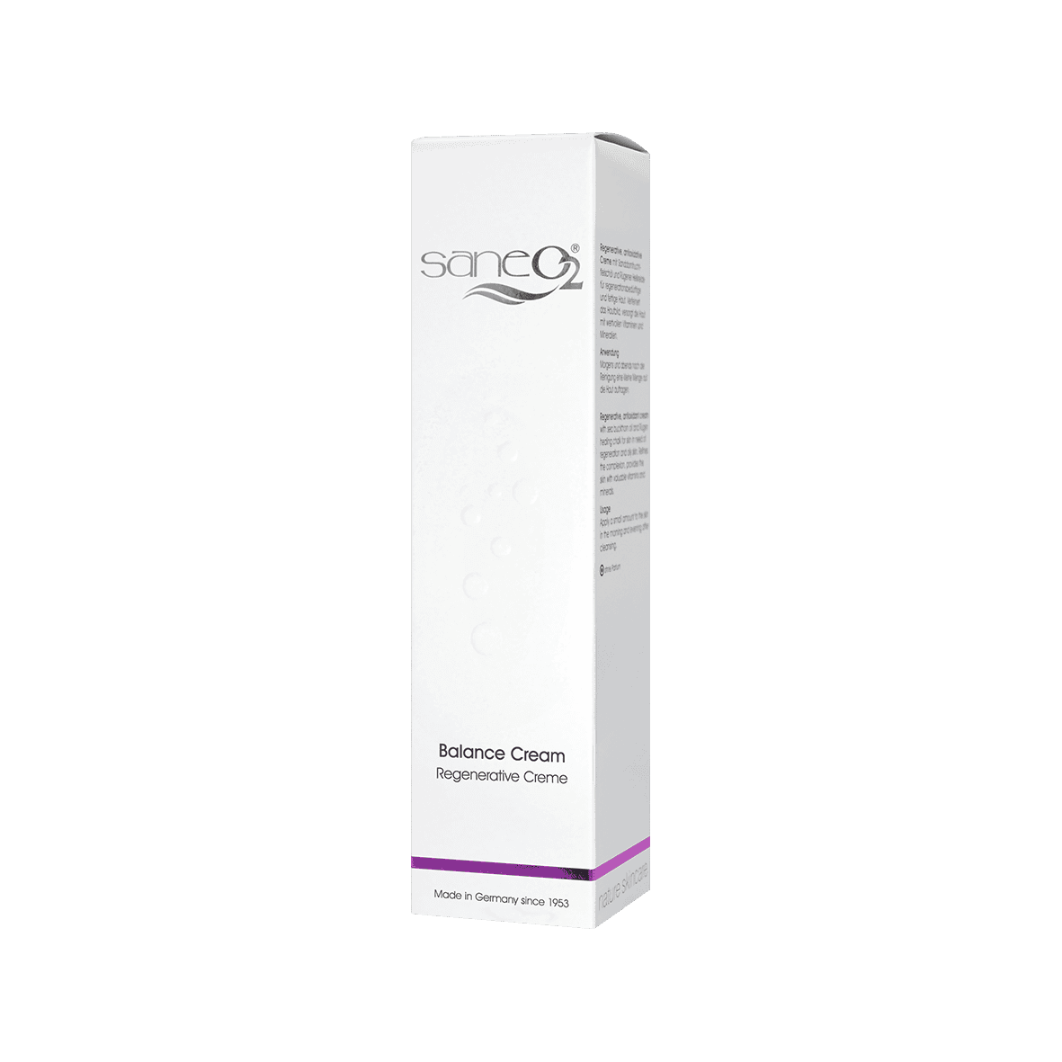 SaneO2® Balance Cream 50 ml - Regenerative Creme – Bild 2